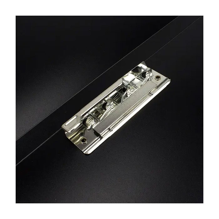 Папка з бічним притиском і кишенею, корінець 18мм., 500мкм. пластик., до 120арк., чорн. 4Office - фото 3