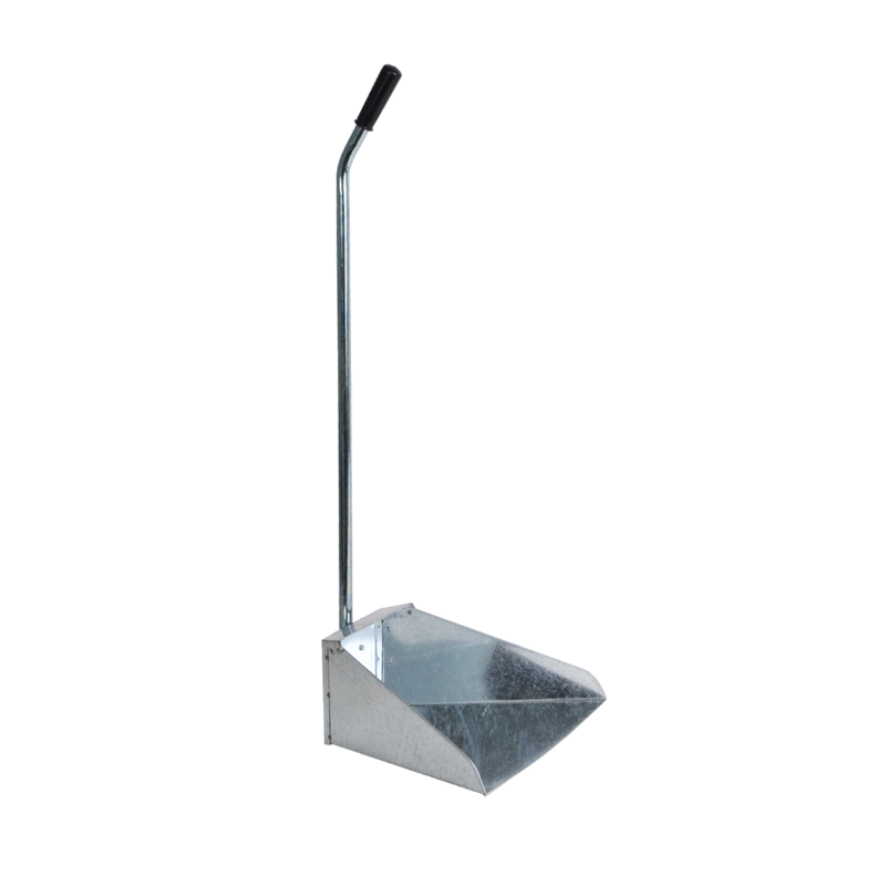 Совок для мусора с длинной ручкой, металлический оцинкованый (А11725) Apex - фото 2