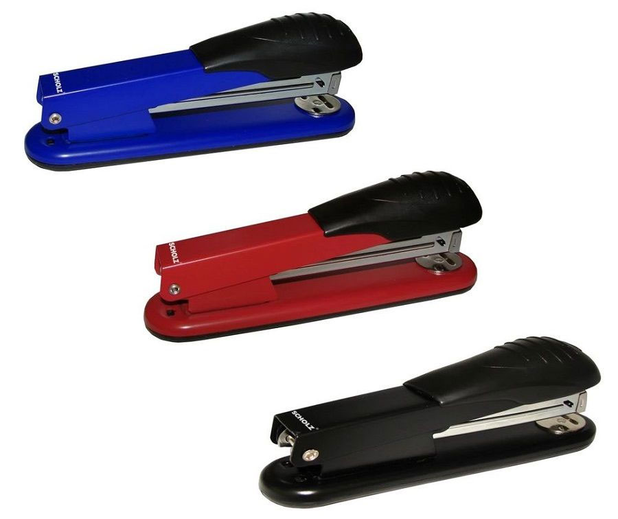 Степлер 24/6, 30арк., метал., чорн. Scholz - фото 5