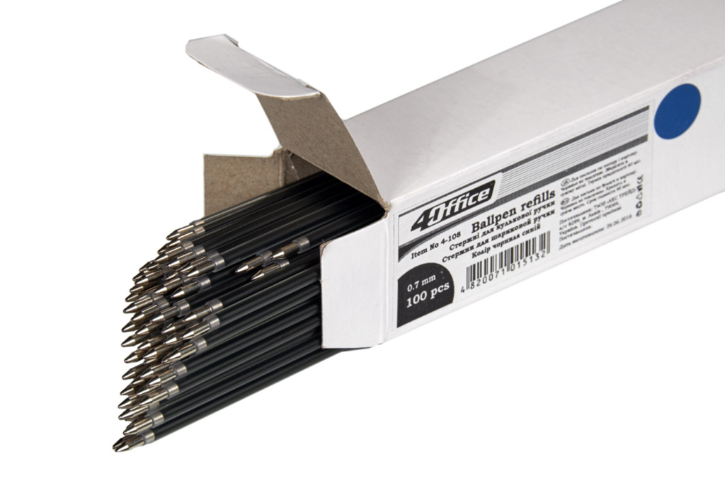 Стрижень кульковий 147мм., син. 4Office - фото 3