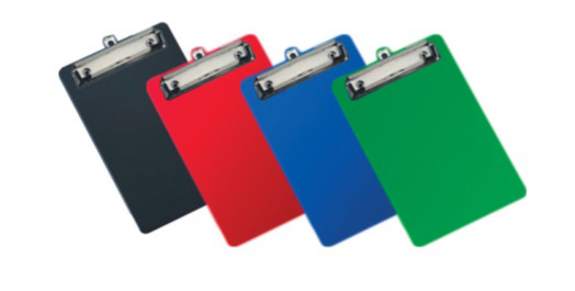 Планшет з верхнім притиском А4, PVC, син. 4Office - фото 2