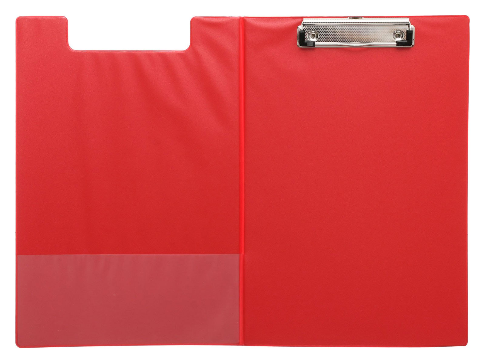 Папка-планшет А4, PVC, красн. 4Office - фото 5
