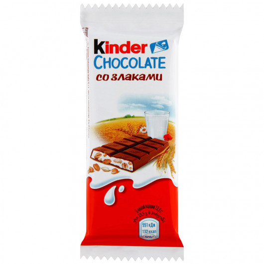 Шоколад Кіндер Кантрі зі злаками 23,5гр. Kinder - фото 1