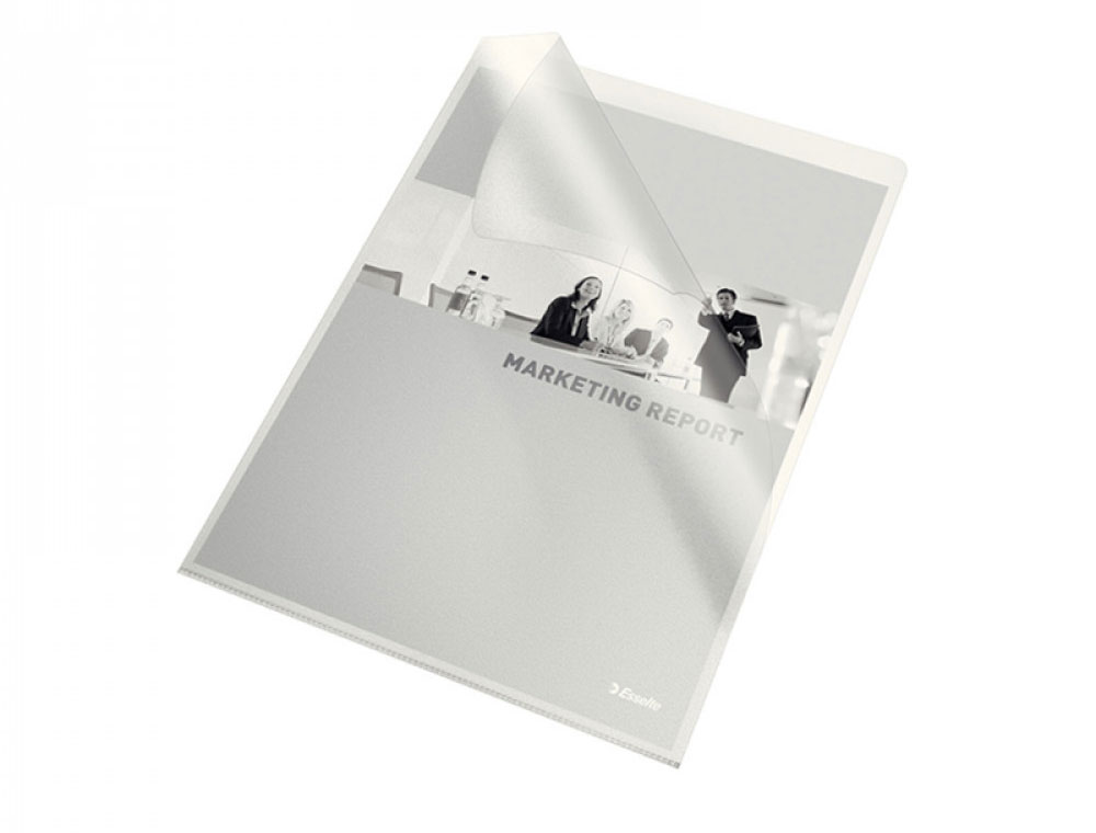 Папка-куток матова, 115мк, 10шт./уп., прозор. Esselte - фото 5