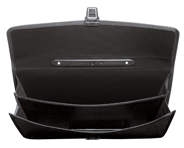 Портфель-картотека на 2 отделения, В4, черн. Scholz - фото 4