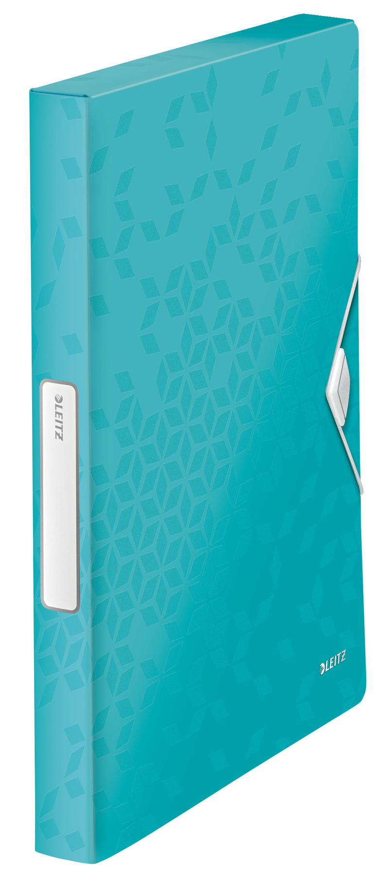 Папка-бокс на резинках Wow А4, 30мм., до 250л., пластик, метал. бирюз. LEITZ - фото 3