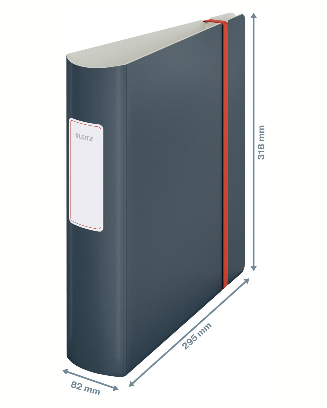 Регистратор 8,2см. А4 (PP) 180 Active Cosy, серый LEITZ - фото 6