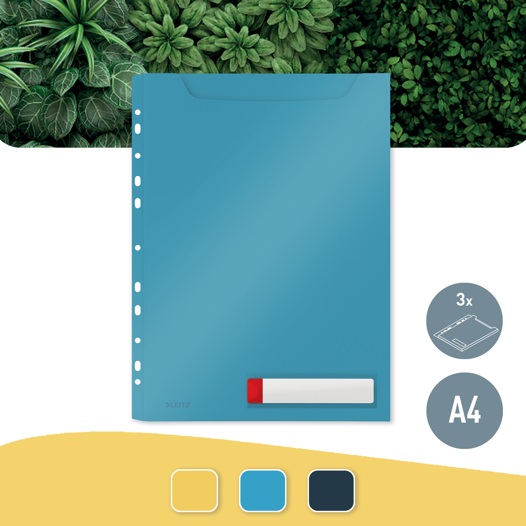 Файл для документів розширений А4 200мкм  на 150 арк.,Cosy, син. LEITZ - фото 5