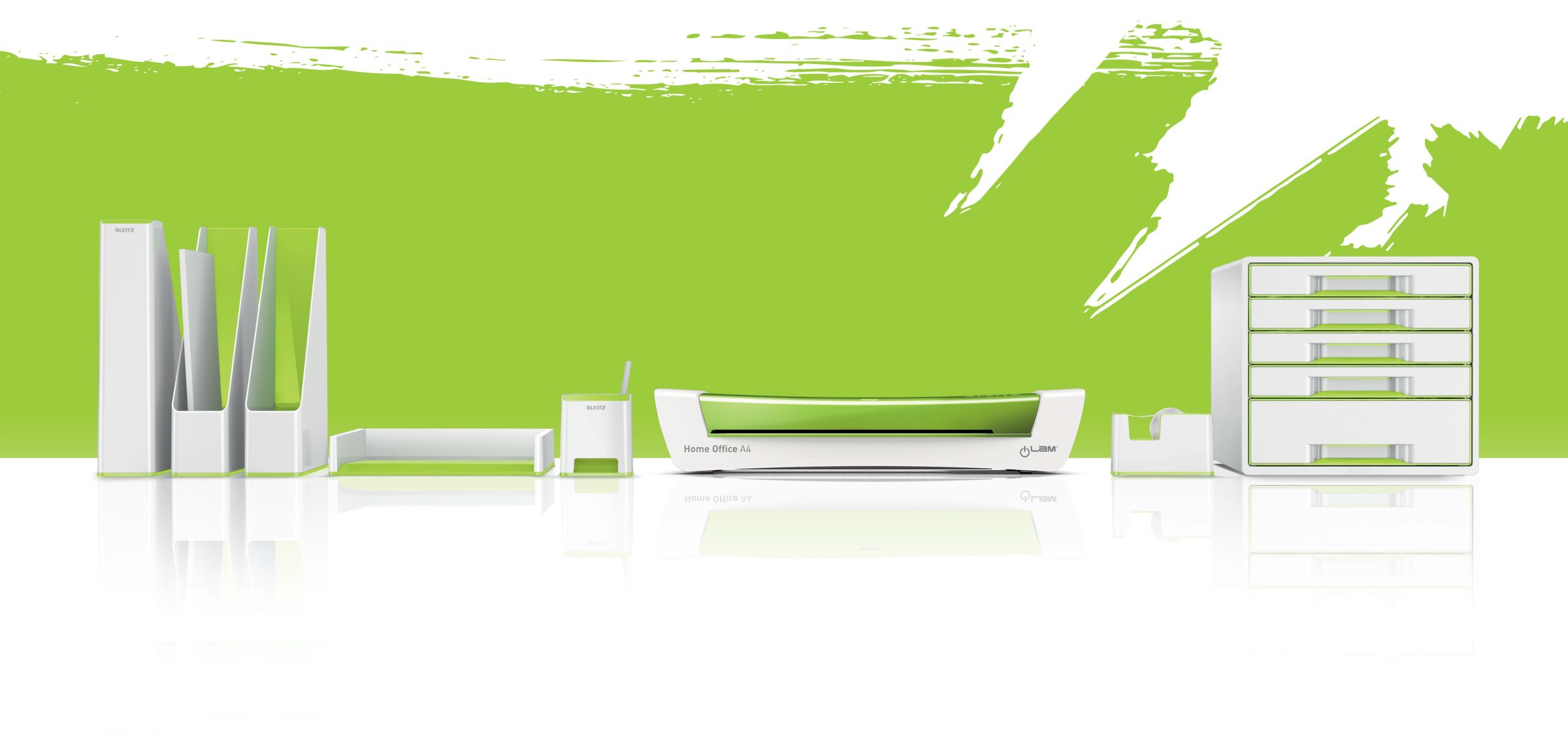 Підставка для ручок та смартфону WOW Duo Colour пластикова, квадратна, зелен. LEITZ - фото 5