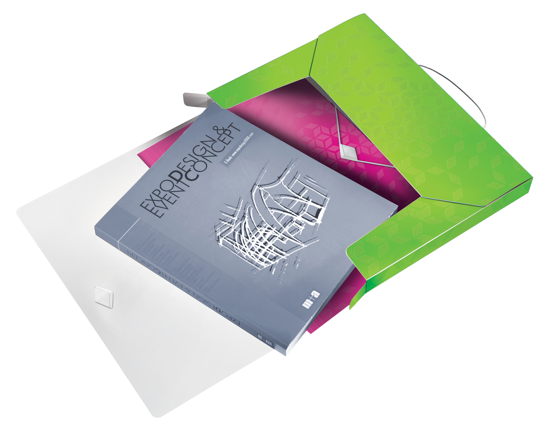 Папка-бокс на резинках Style А4, 30мм., до 250л., пластик, зелен. LEITZ - фото 3