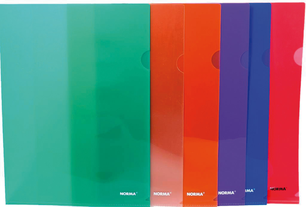 Папка-куток глянсова,180мкм,  10шт./уп., черв. NORMA - фото 3