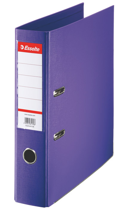 Реєстратор 7,5см. А4 (PP) No.1 Power, фіолет. Esselte - фото 2
