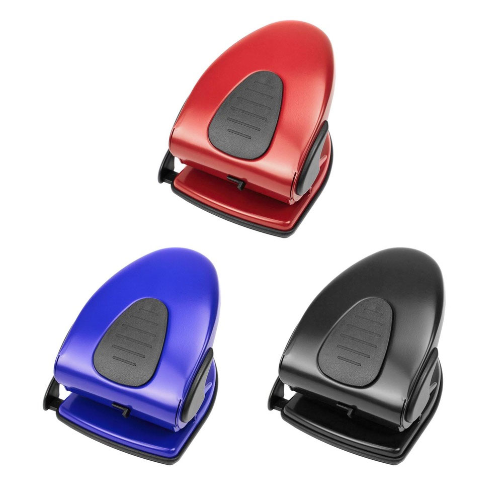 Діркопробивач на 2 отвори, до 45 аркушів (4315), металевий, син. Scholz - фото 3