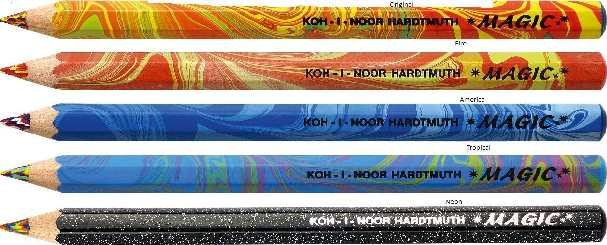 Карандаш многоцветный Magic Neon Koh-i-noor - фото 2