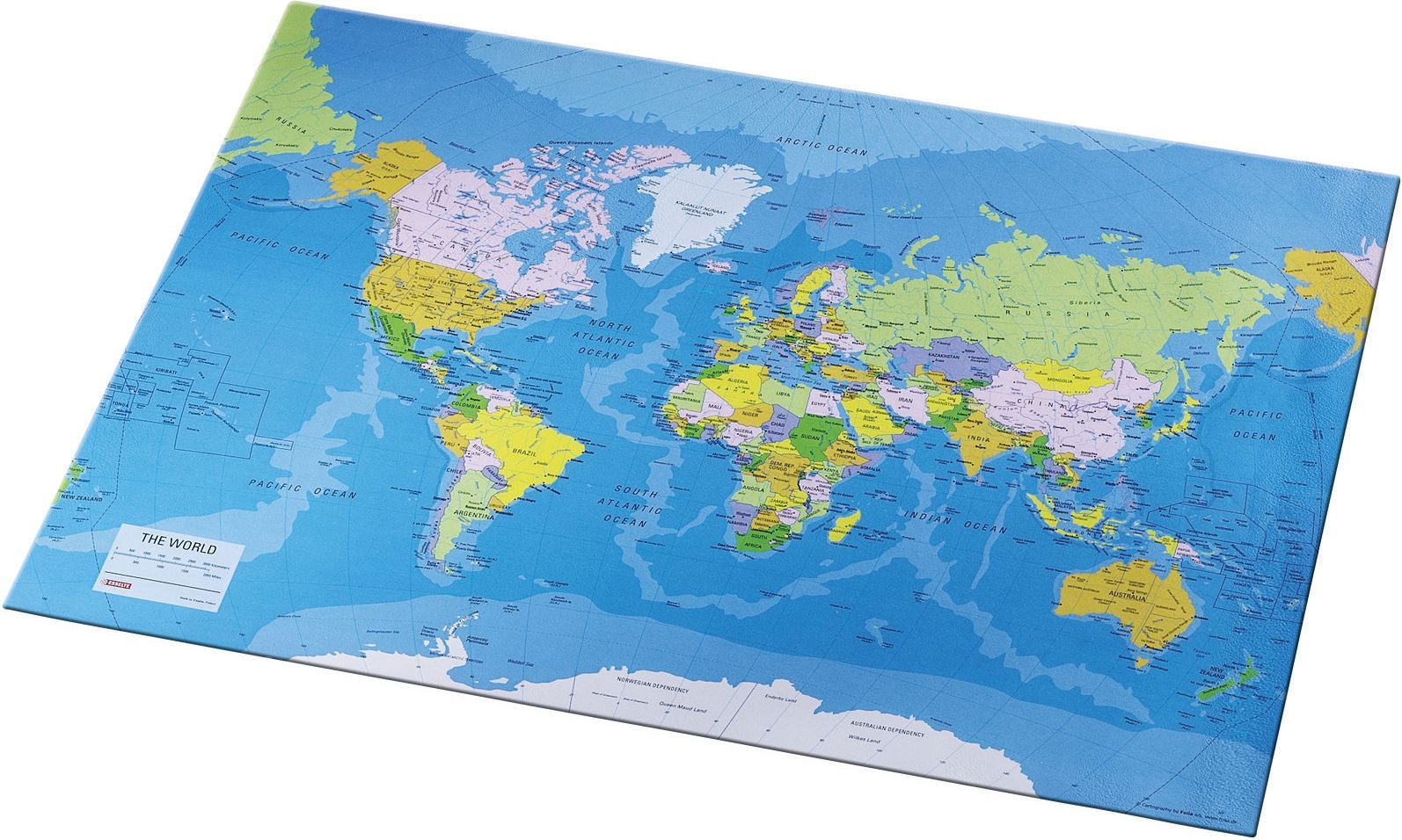 Настольное покрытие Карта Мира 400*530мм. Esselte - фото 2