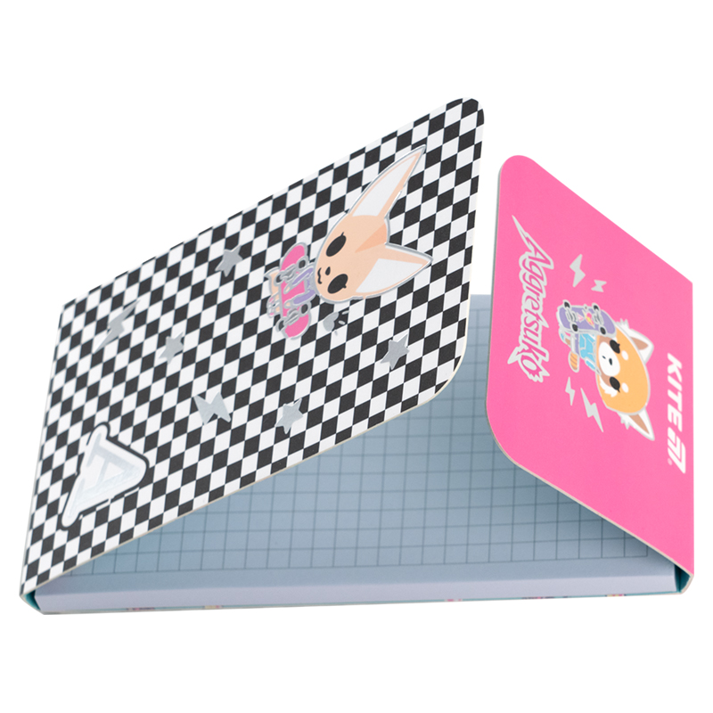 Блокнот на магніті, 60 арк., клітинка, Aggretsuko (AR24-092) Kite - фото 2