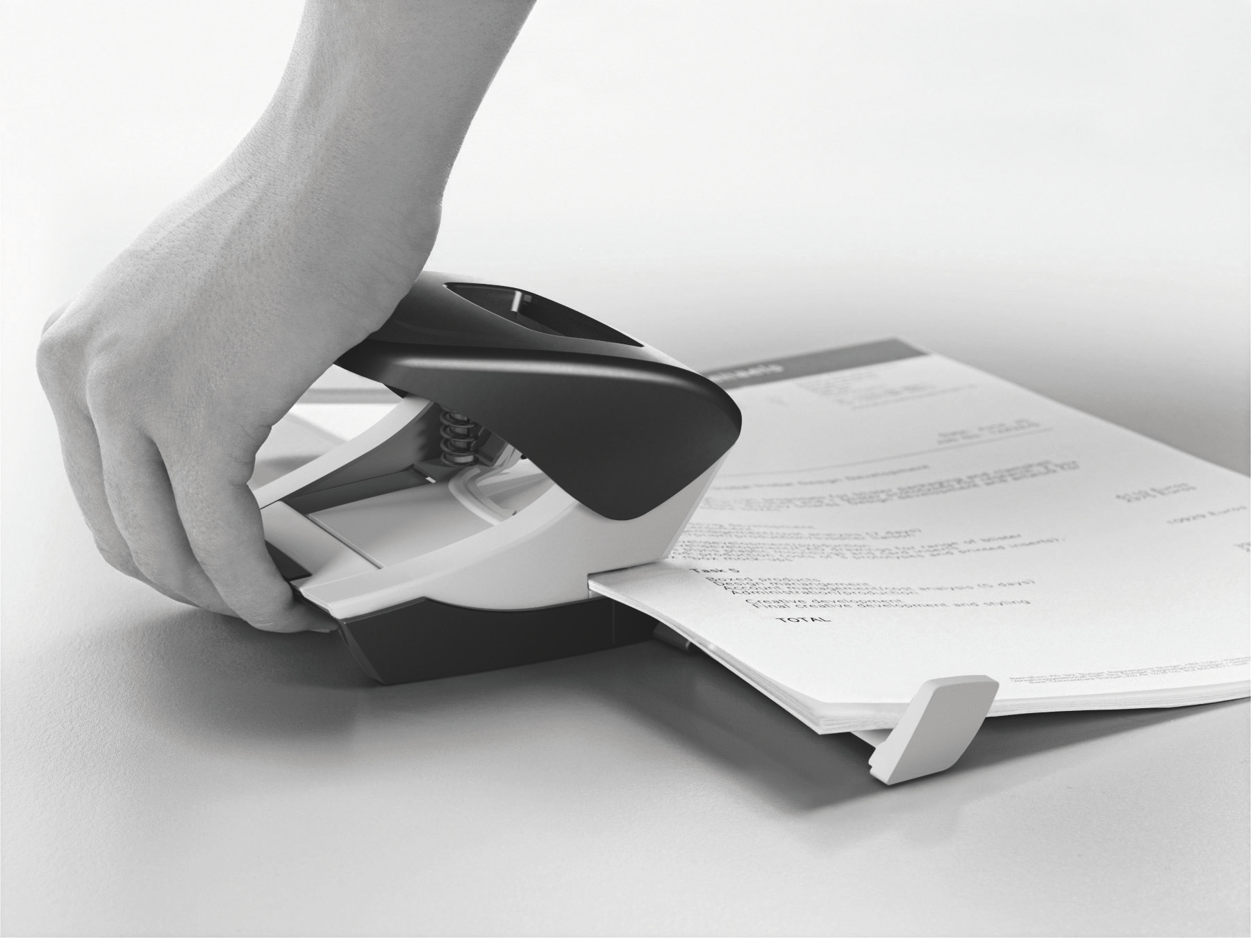 Діркопробивач на 2 отвори, до 30 аркушів Leitz WOW, металевий, білий металік LEITZ - фото 11