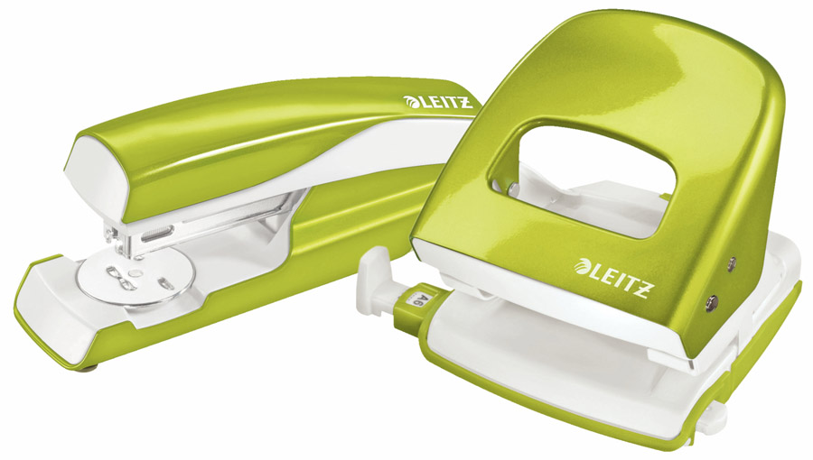 Дырокол на 2 отверстия, до 30 листов Wow, металлический зелен. LEITZ - фото 7