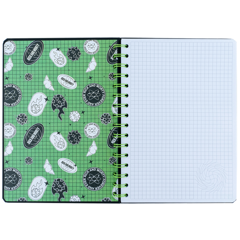 Блокнот на спіралі А5, 80 арк., кл., Rick & Morty (RM24-190) Kite - фото 2