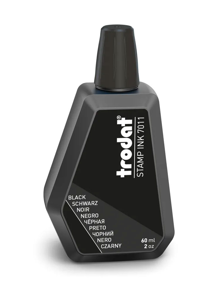 Краска штемпельная 7011, 60мл., черн. Trodat - фото 1