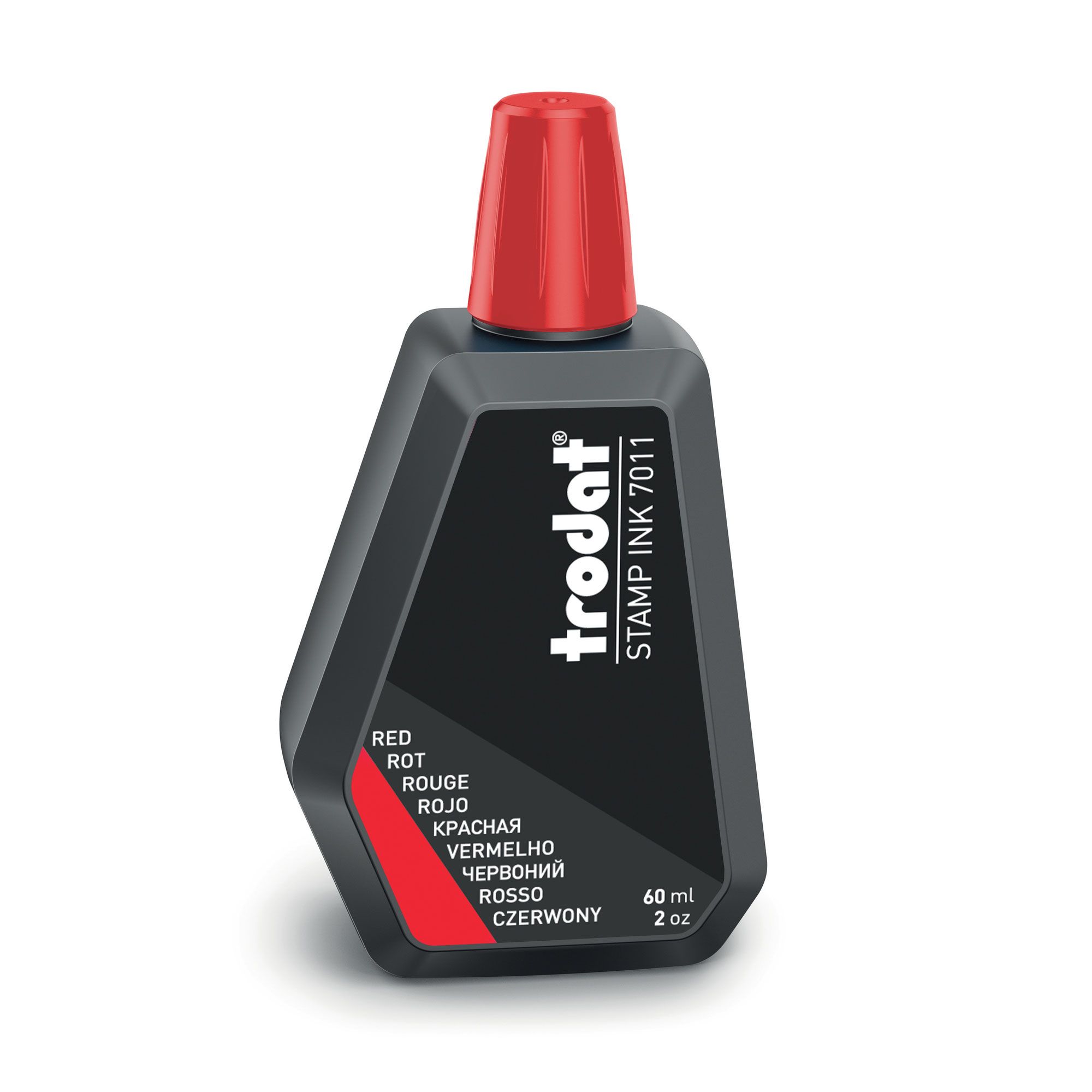 Фарба штемпельна 7011, 60мл., черв. Trodat - фото 3