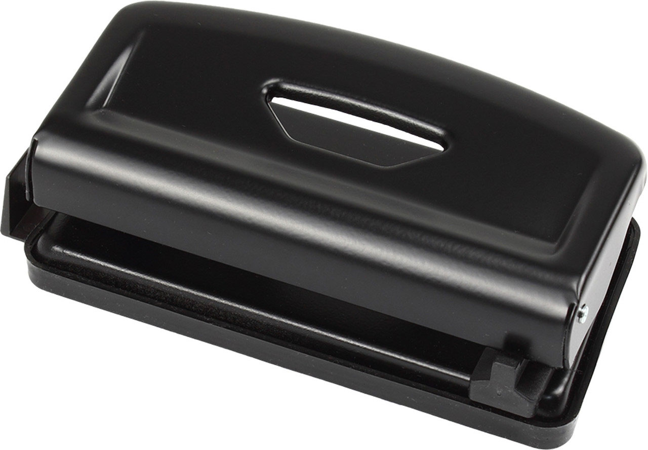 Діркопробивач на 2 отвори, до 12 аркушів (4316), металевий, чорн. Scholz - фото 3