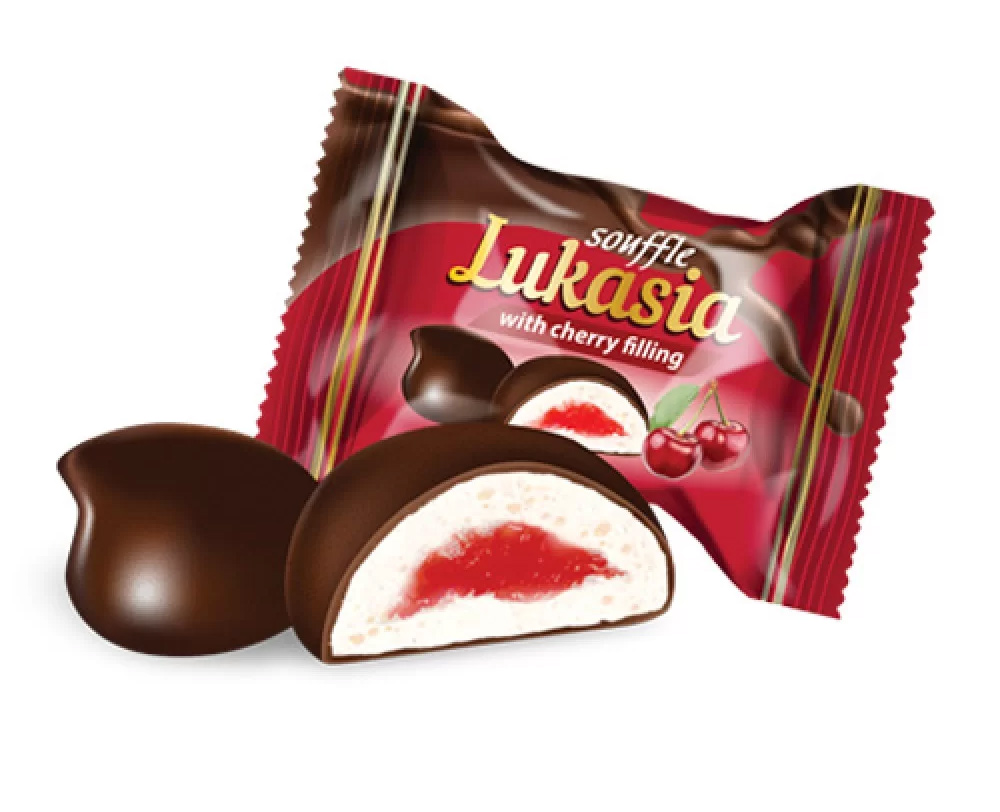 Цукерки Лукася з вишневим наповнювачем, 2,5кг Лукас - фото 2
