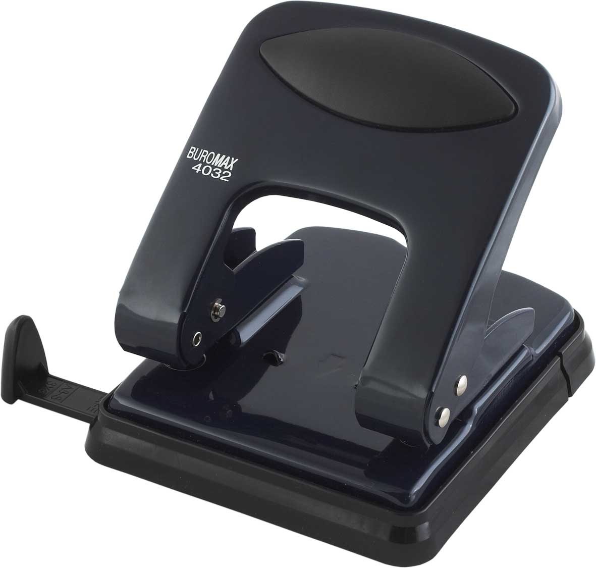 Діркопробивач на 2 отвори, до 40 аркушів, BM.4032, металевий, 119*144*110мм., чорн. BuroMax - фото 1