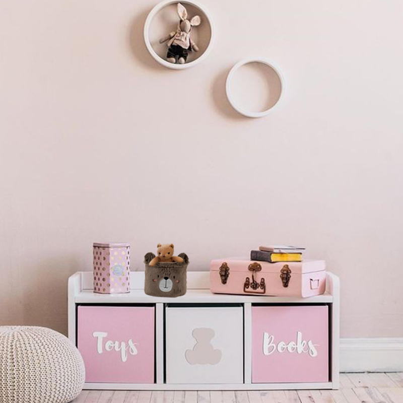 Корзина для хранения 3100 Sweet Bear 20х16 см, плюшевая Kite - фото 4