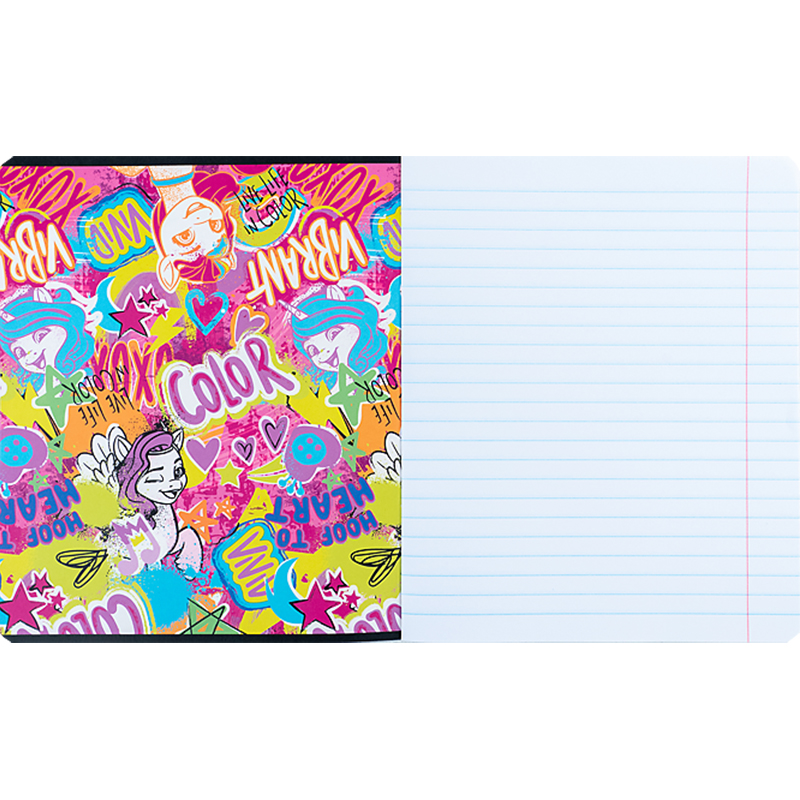 Тетрадь 12 лист., лин., УФ лак + глитер, Little Pony (LP24-234) Kite - фото 9