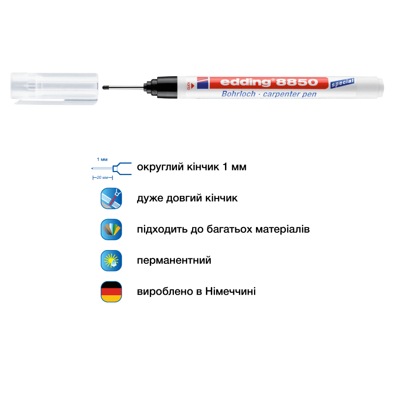 Маркер e-8850  для важкодоступних місць Edding - фото 2