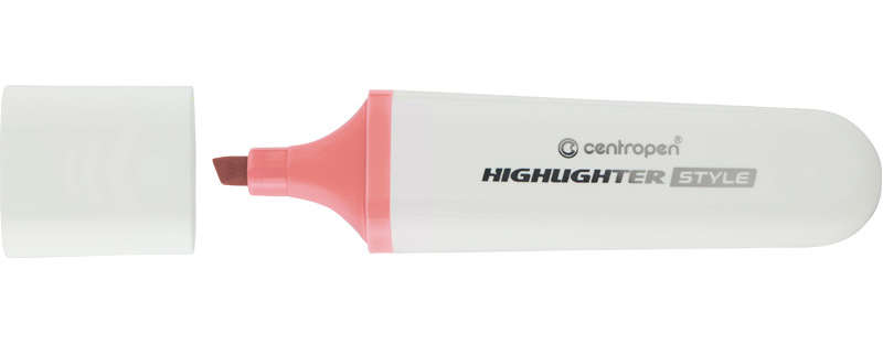 Маркер текстовий Highlighter Style 6252, 1-4,6мм., пастель рожевий Centropen - фото 3