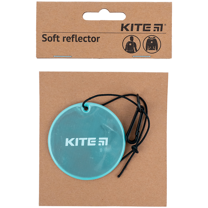 Подвеска мягкая светоотражающая, круглая, мятная Kite - фото 2