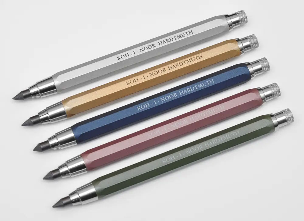 Карандаш цанговый 5,6мм. HARDTMUTH 5340, металлический корпус Koh-i-noor - фото 3