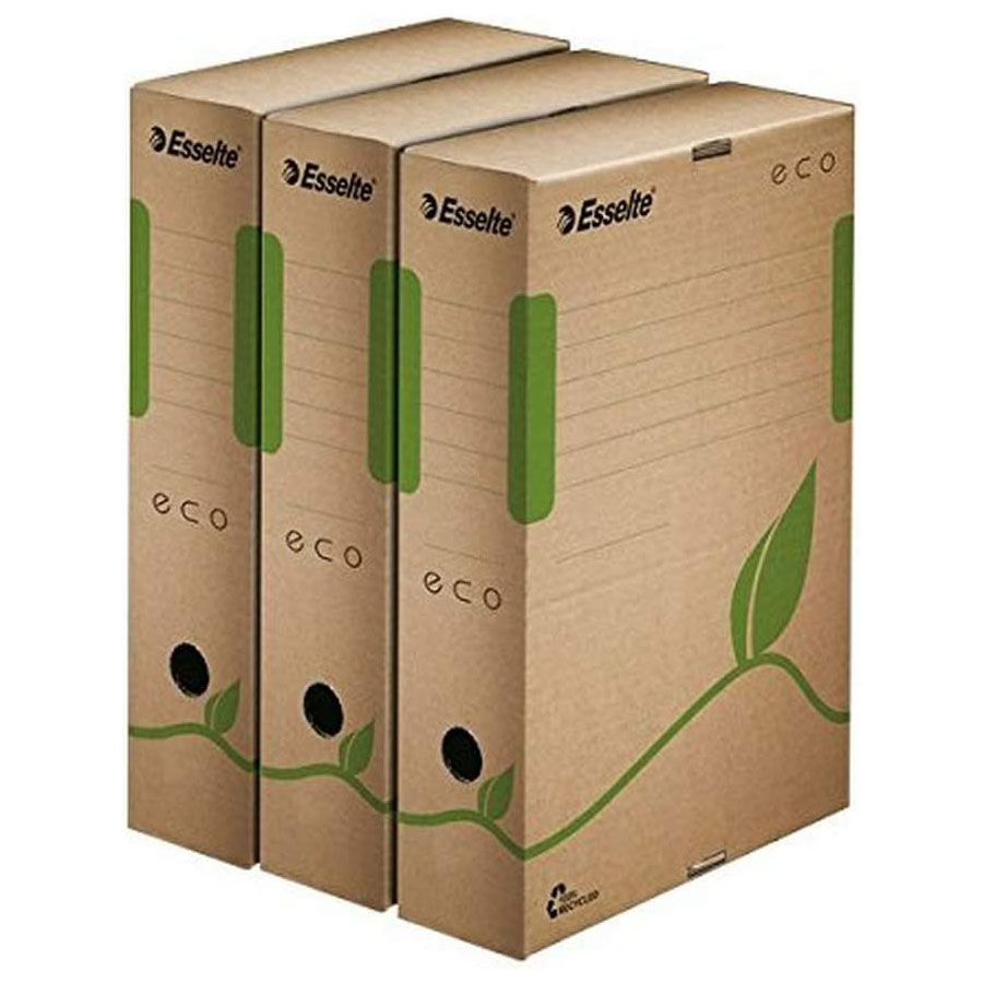 Коробка архівна А4, 100мм., Эко, коричн. Esselte - фото 4