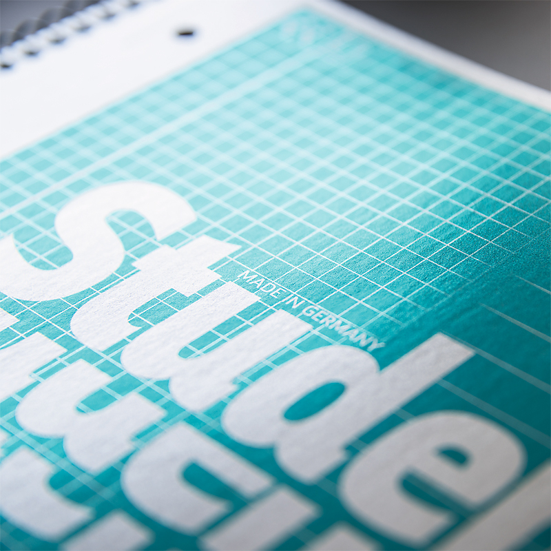 Коледж-блок Premium DUO А4, лінія+клітинка, 80 аркушів, бірюз. Brunnen - фото 2