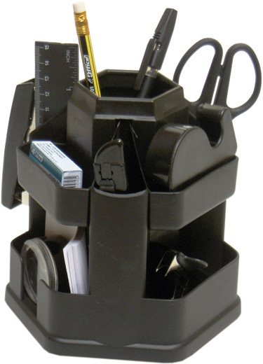 Набір настільний обертовий 16 предметів, чорн. 4Office - фото 2