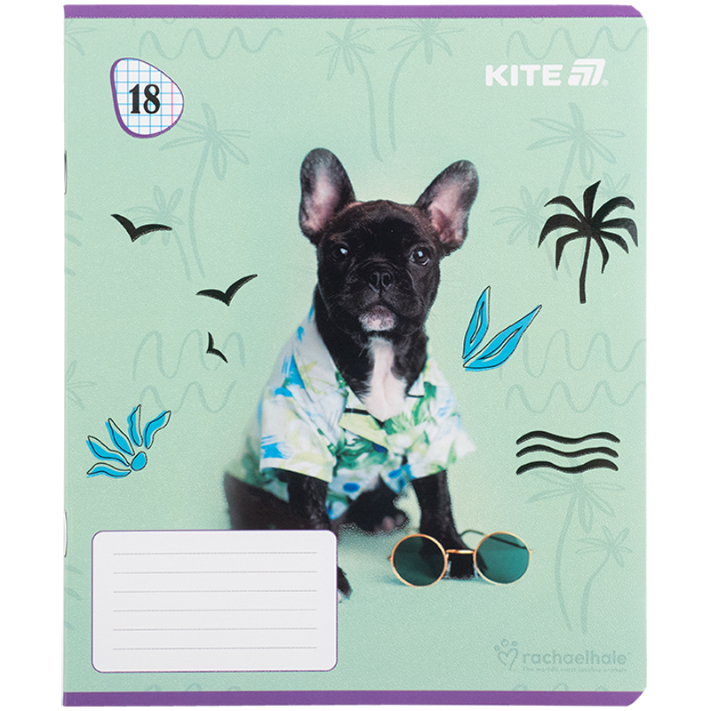 Тетрадь 18 лист., кл., гибр. лак + УФ лак, RH (R25-236) Kite - фото 8