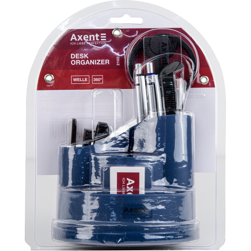 Набір настільний Welle, в блістері, синій індіго Axent - фото 2