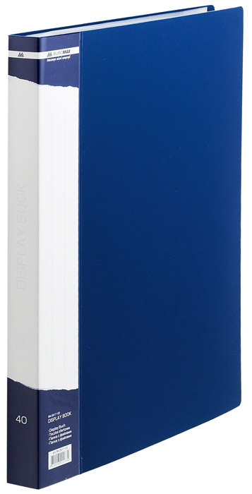 Папка на 40 файлов, ассорт. BuroMax - фото 4