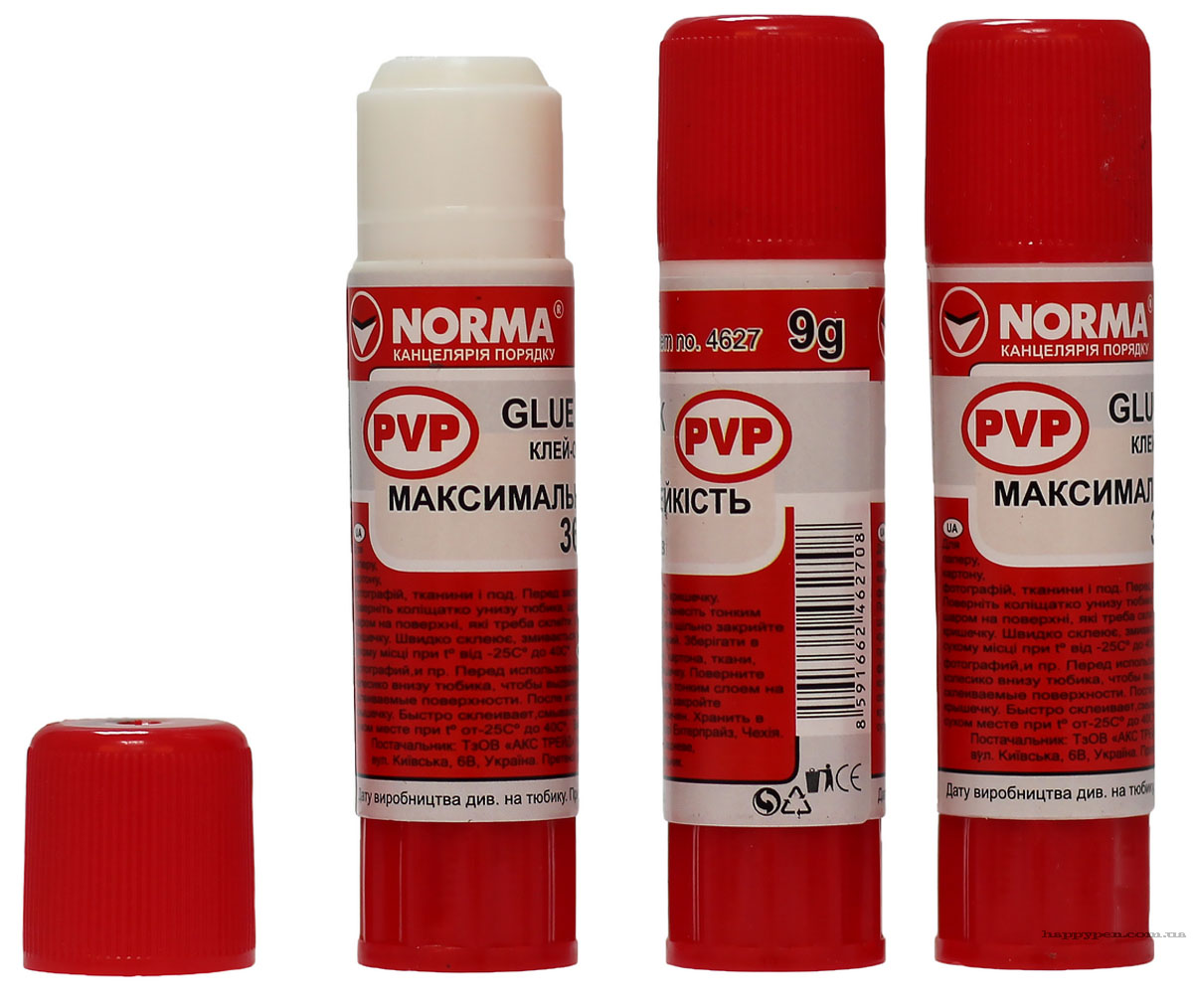 Клей-карандаш PVP, 9г. NORMA - фото 2
