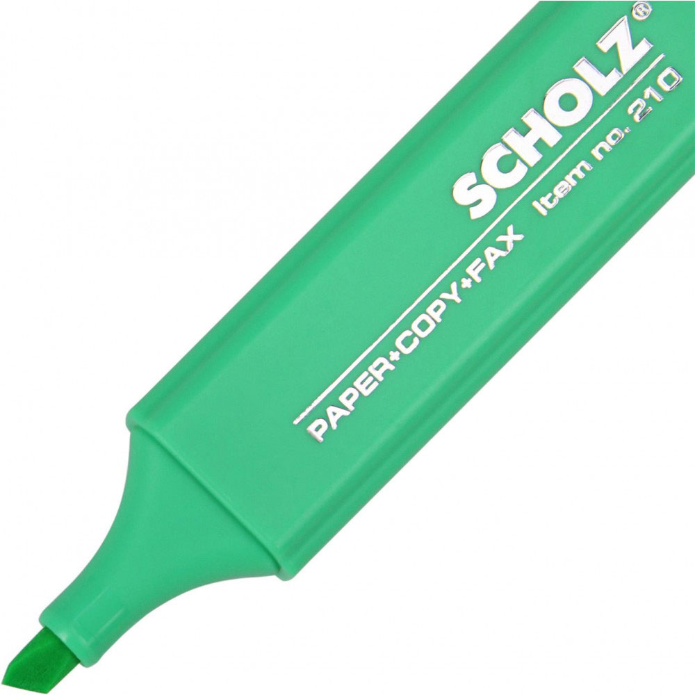 Маркер текстовый 210, 1-5мм., зелен. Scholz - фото 4