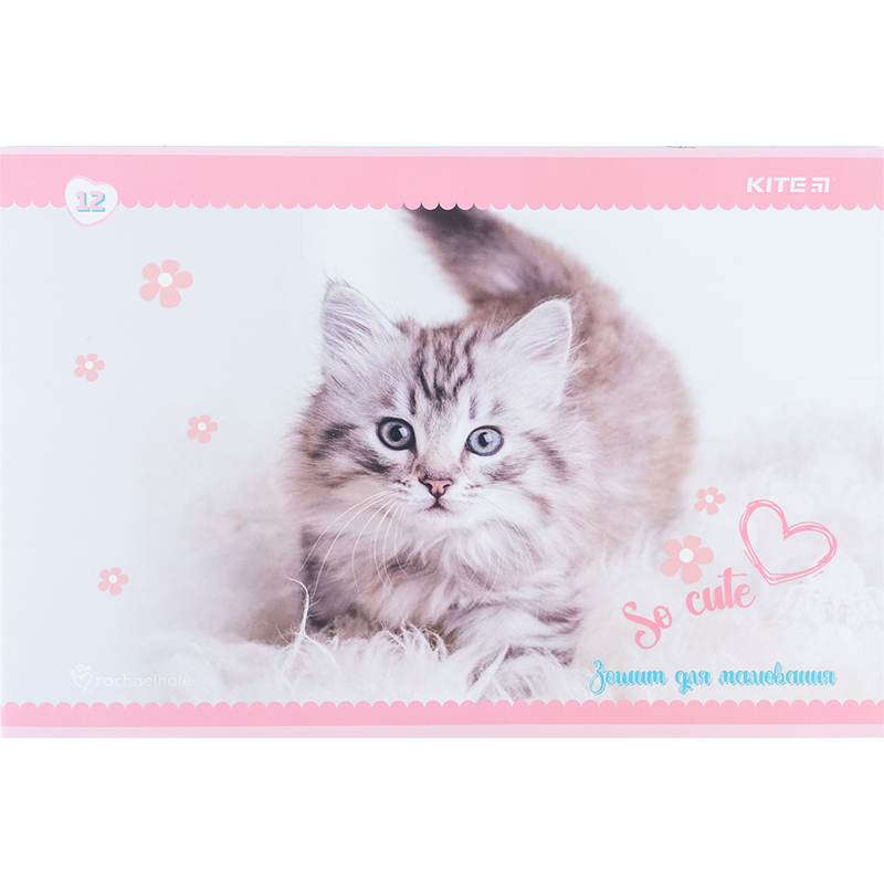 Тетрадь для рисования, 12 л., скоба, софт тач + УФ лак, RH Kite - фото 6