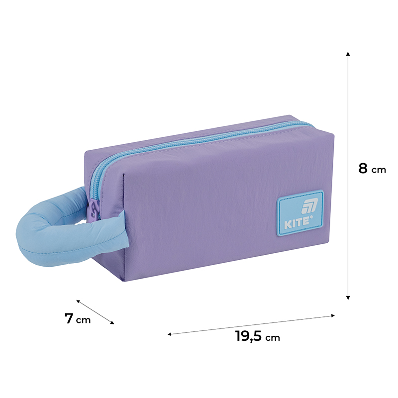 Пенал 2703-3 фиолетово-голубой Kite - фото 3