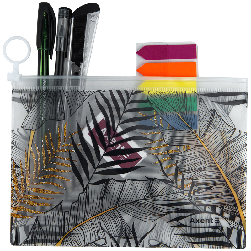 Папка на молнии zip-lock, B6, Soft Touch, Jungle Axent - фото 2