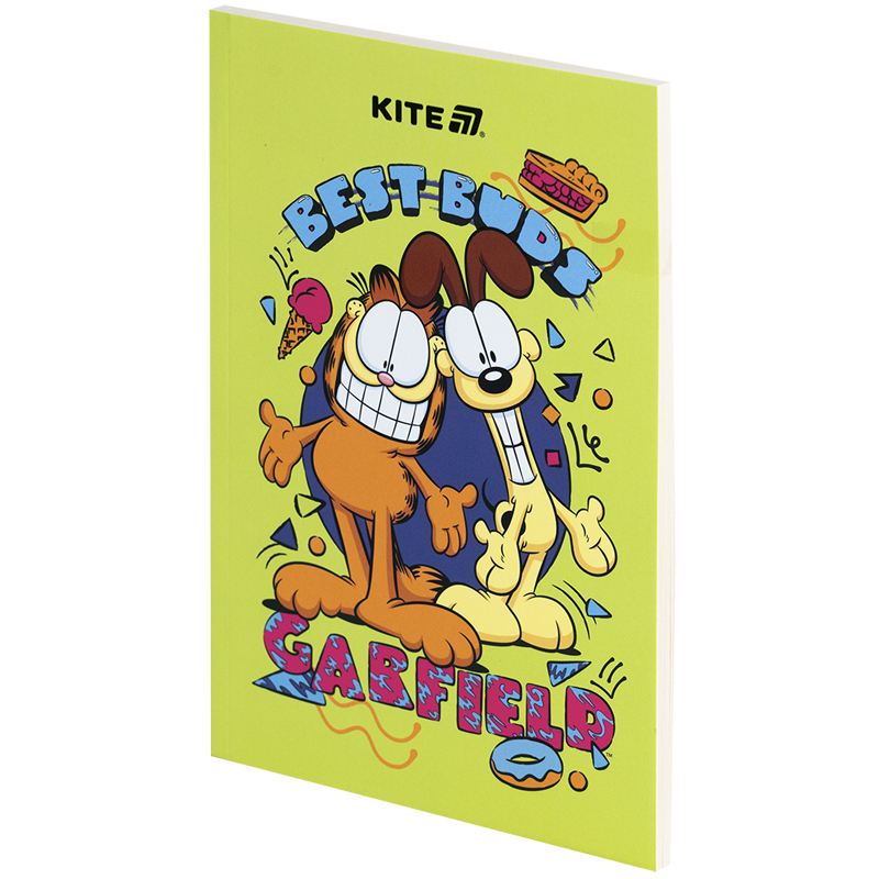 Блокнот, термобиндер А5, 64 лист., Garfield-2 (GF25-193-2) Kite - фото 2