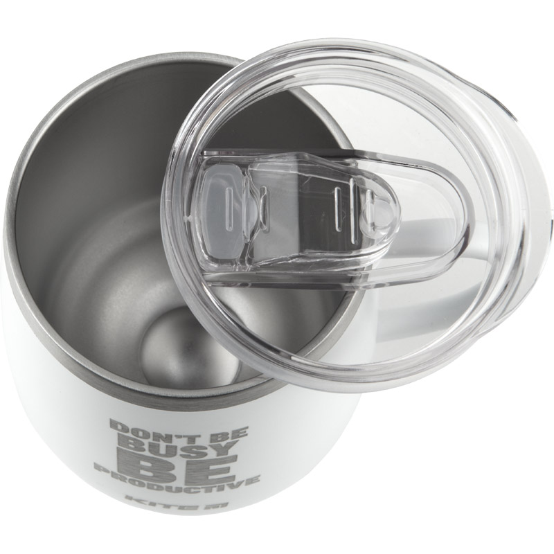 Термокружка 360 мл, белая Be productive (K22-378-03-1) Kite - фото 5