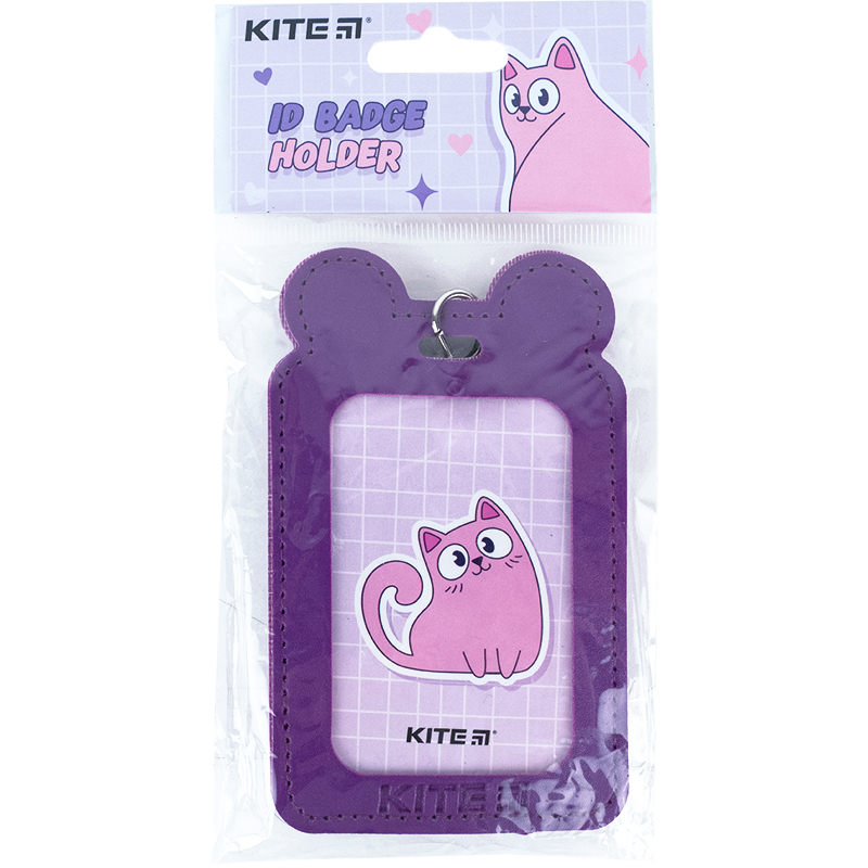 Бейдж на шнурке вертикальный, фиолетовий Kite - фото 2