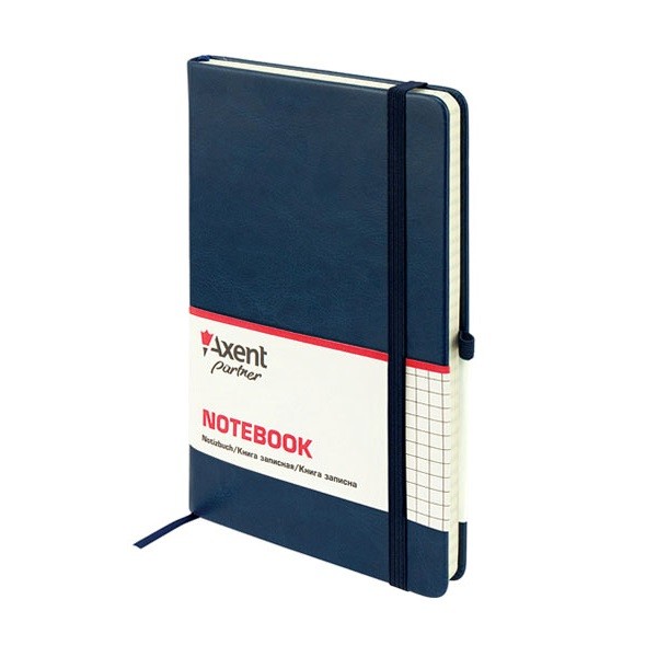 Книга записная Partner Lux А5, 96л., кл., син. Axent - фото 6