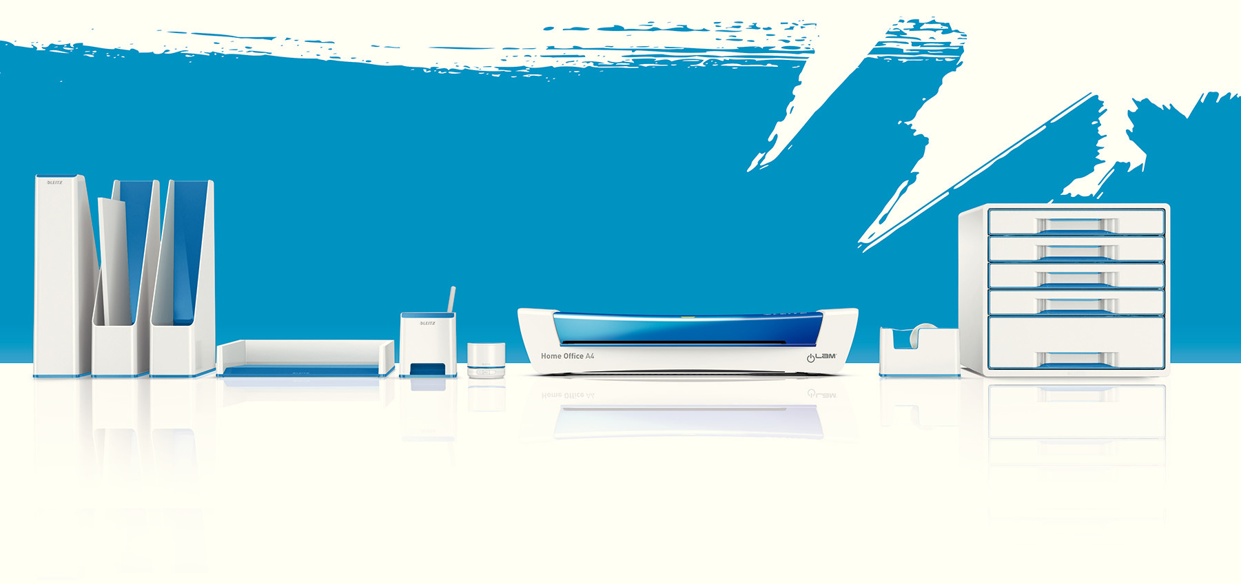 Лоток горизонтальный Wow Duo Colour, металлик, синий LEITZ - фото 8